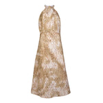 Esme Champagne Gold Lace Maxi Dress