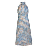 Orla Sky blue Lace Maxi Dress