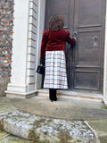 Rosamund Tartan Wool Skirt