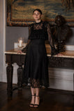 Evelyn Black Lace Blouse