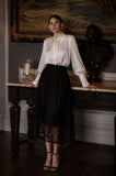 Harriet Black Lace Skirt