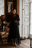 Evelyn Black Lace Blouse