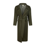 Ivy Long Coat with Removable Belt