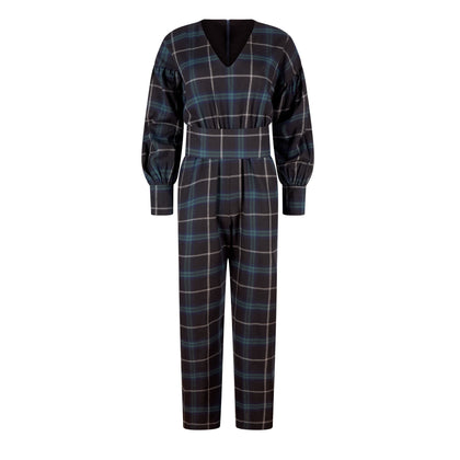 Hazel Tartan Jumpsuit