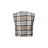 Cecily Tartan Wool Waistcoat