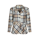 Matilda Tartan Wool Blazer