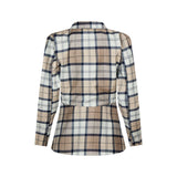 Matilda Tartan Wool Blazer