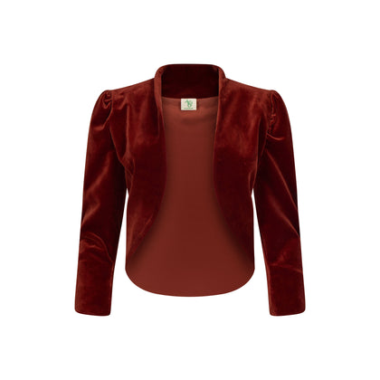 Eliza Velvet Bolero Coat