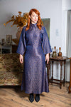 Chloe Jacquard Dress With Cloak Sleeves.