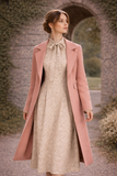 Margot Cotton Bow Midi Dress – Cream with Brown Florals