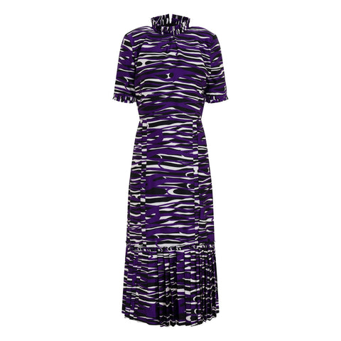 Ember Zebra Midi Dress