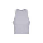 Women's Smooth Crop Tank - Grey