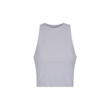 Women's Smooth Crop Tank - Grey