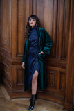 Hermione Emerald Velvet Duster