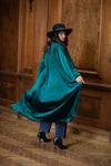 Hermione Emerald Velvet Duster