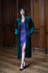 Hermione Emerald Velvet Duster