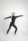 POWER JUMPSUIT -RIBBED DECORATIVE