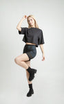 Women's Essential Crop Top - Black