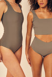 Callie Sustain Swimsuit - Khaki