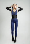 Women's Running Leggings - Navy