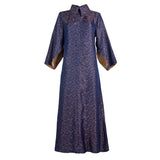 Chloe Jacquard Dress With Cloak Sleeves.