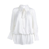 Daisy White Shirt With Belt