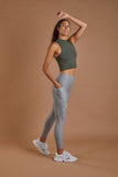 Women's Vital Crop Tank - Olive