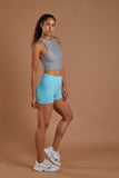 Women's Training Shorts - Sky Blue