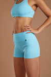 Women's Training Shorts - Sky Blue