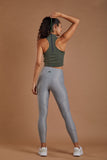 Women's Vital Crop Tank - Olive